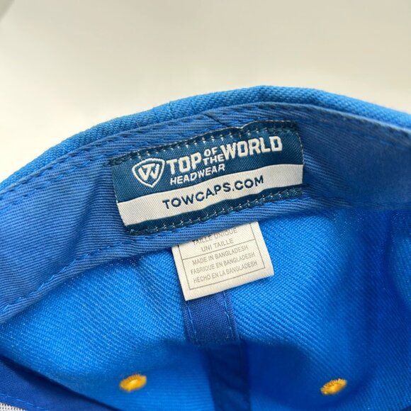 UCLA Bruins Embroidered Blue‎ Adjustable Hat By Top Of The World - Picture 6 of 10